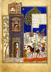 Khusraw al castello di Shirin